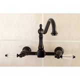 Wilshire Wall Mount Bridge Kitchen Faucet