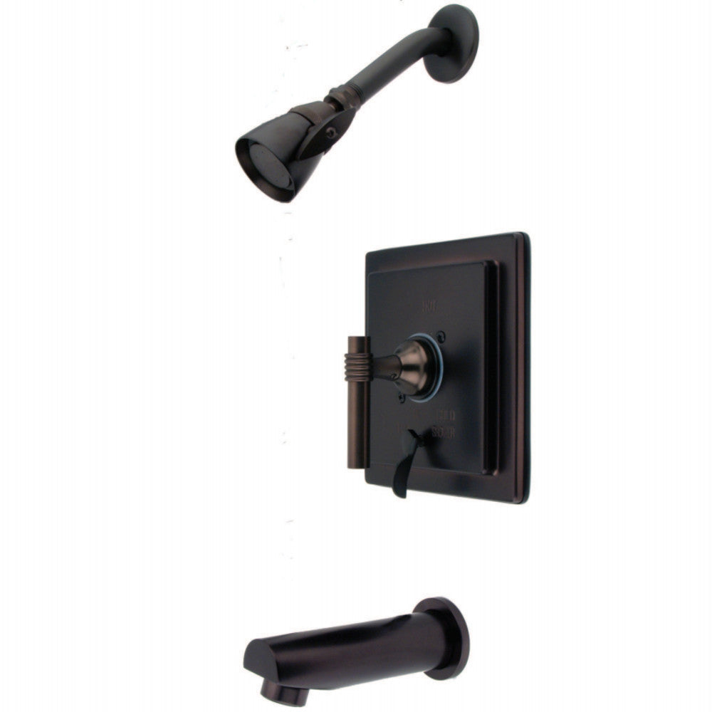 Milano Single Lever Handle Pressure Balanced Tub & Shower Faucet with Trim