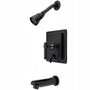 Milano Single Lever Handle Pressure Balanced Tub & Shower Faucet with Trim