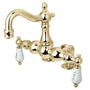 Vintage 3.4" Deck Mount Tub Faucet In 6.94" Spout Reach