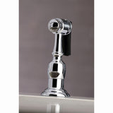 Restoration 8" Bridge Kitchen Faucet With Sprayer, 1.8 GPM Flow Rate