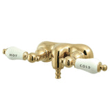Vintage 3.4" Wall Mount Tub Faucet With Two Hole