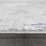 Talia-774 Area Rugs Rectangle Lavender Leaf 5-X-7