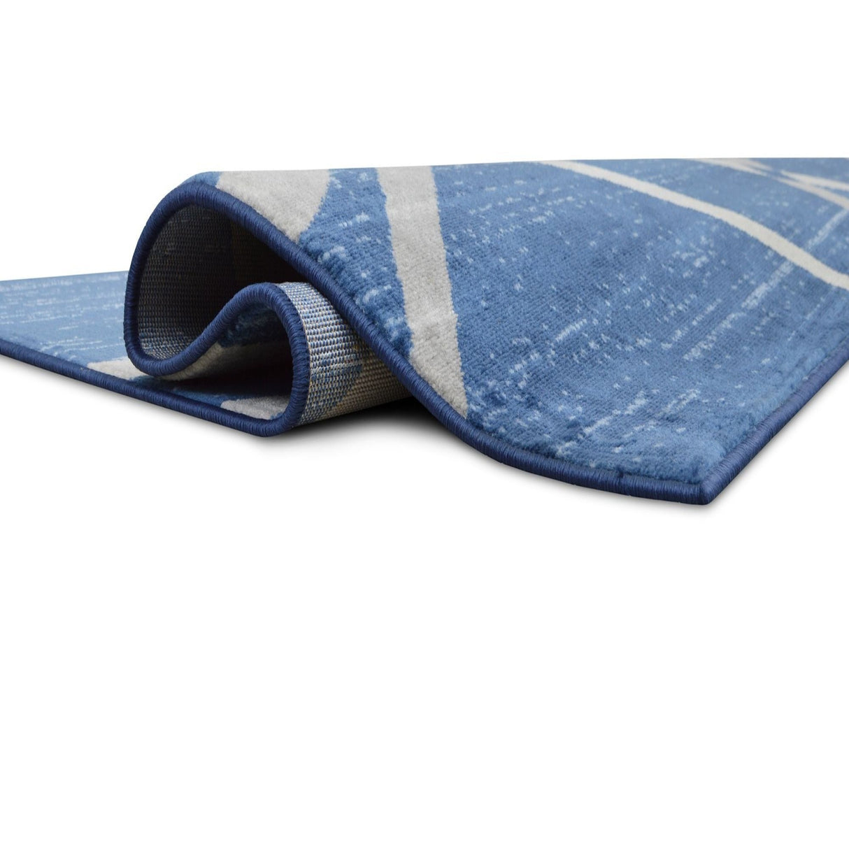 Sofia-484 Area Rugs Rectangle Space Blue 5-X-7