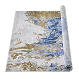 Regency-950 Area Rugs Runner Blue-Thunder 8-X-11