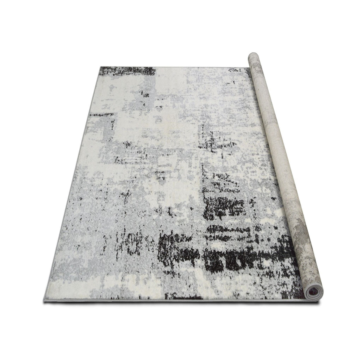 Sofia-477 Area Rugs Runner Black 8-X-11