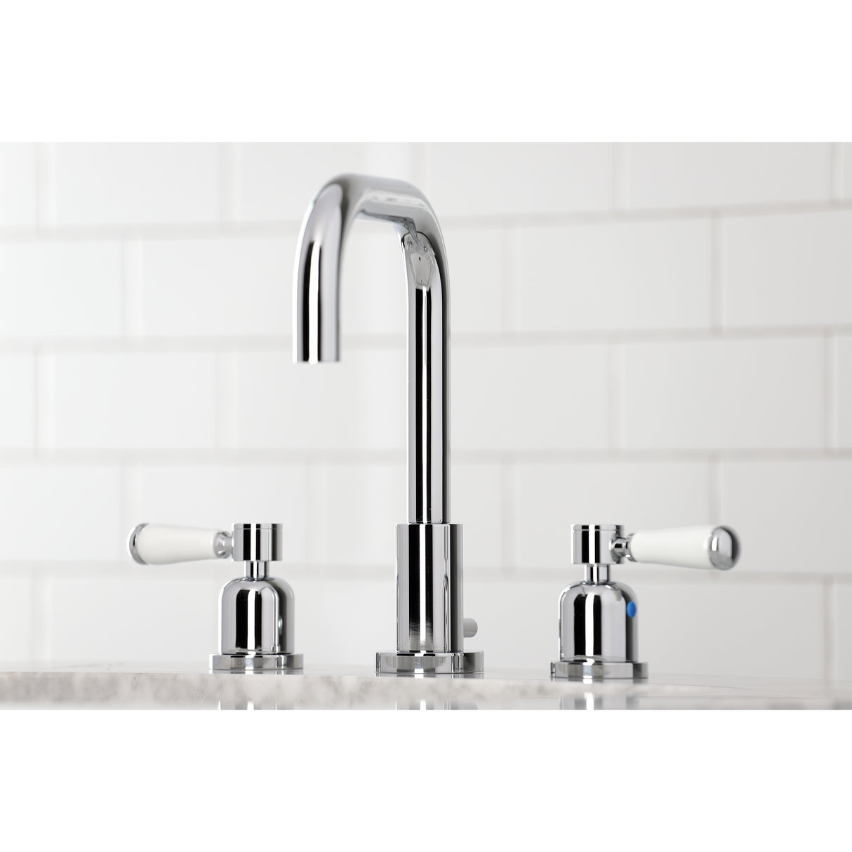 Paris Widespread Bathroom Faucet with Brass Pop-Up