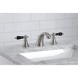 Widespread Bathroom Faucet with Plastic Pop-Up