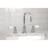 Paris Widespread Bathroom Faucet with Brass Pop-Up