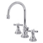Millennium Widespread Bathroom Faucet With Brass Pop Up