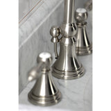 Tudor Widespread Bathroom Faucet W/ Brass Pop Up