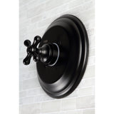 Restoration Tub And Shower Faucet With Metal Cross Handle