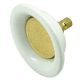 Victorian 6" Round Single Function Shower Head With 76 Jets