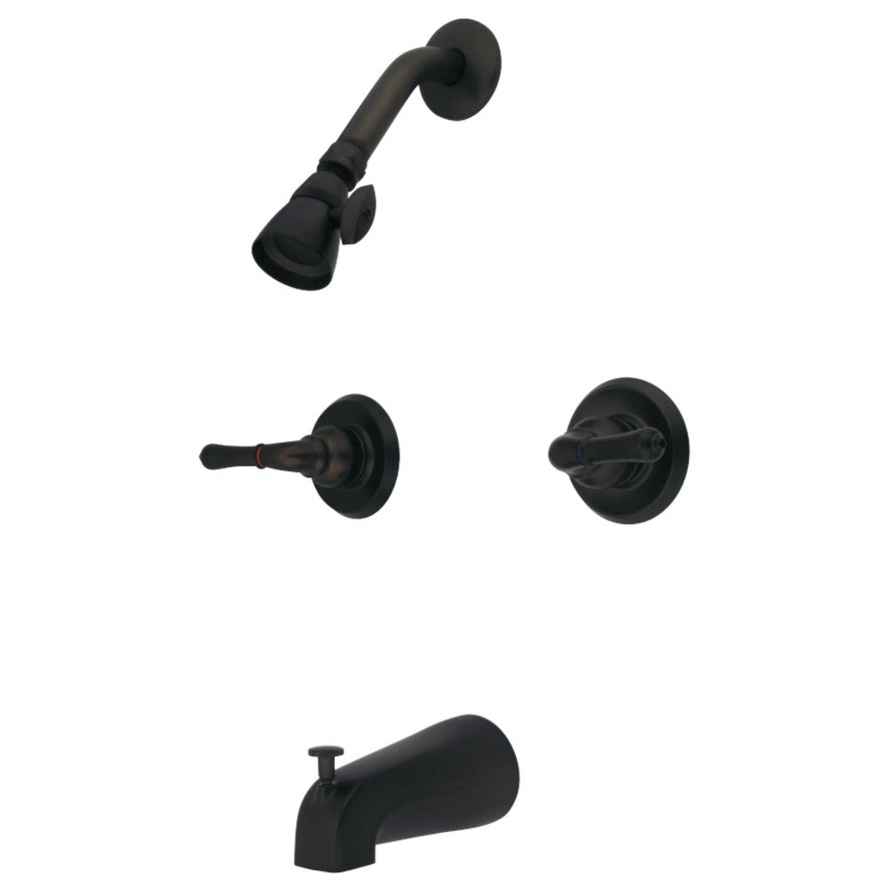 Water Saving Magellan Two Handle Tub & Shower Faucet With Water Savings Showerhead