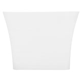 Acrylic Freestanding Tub with Drain, White - BUILDMYPLACE