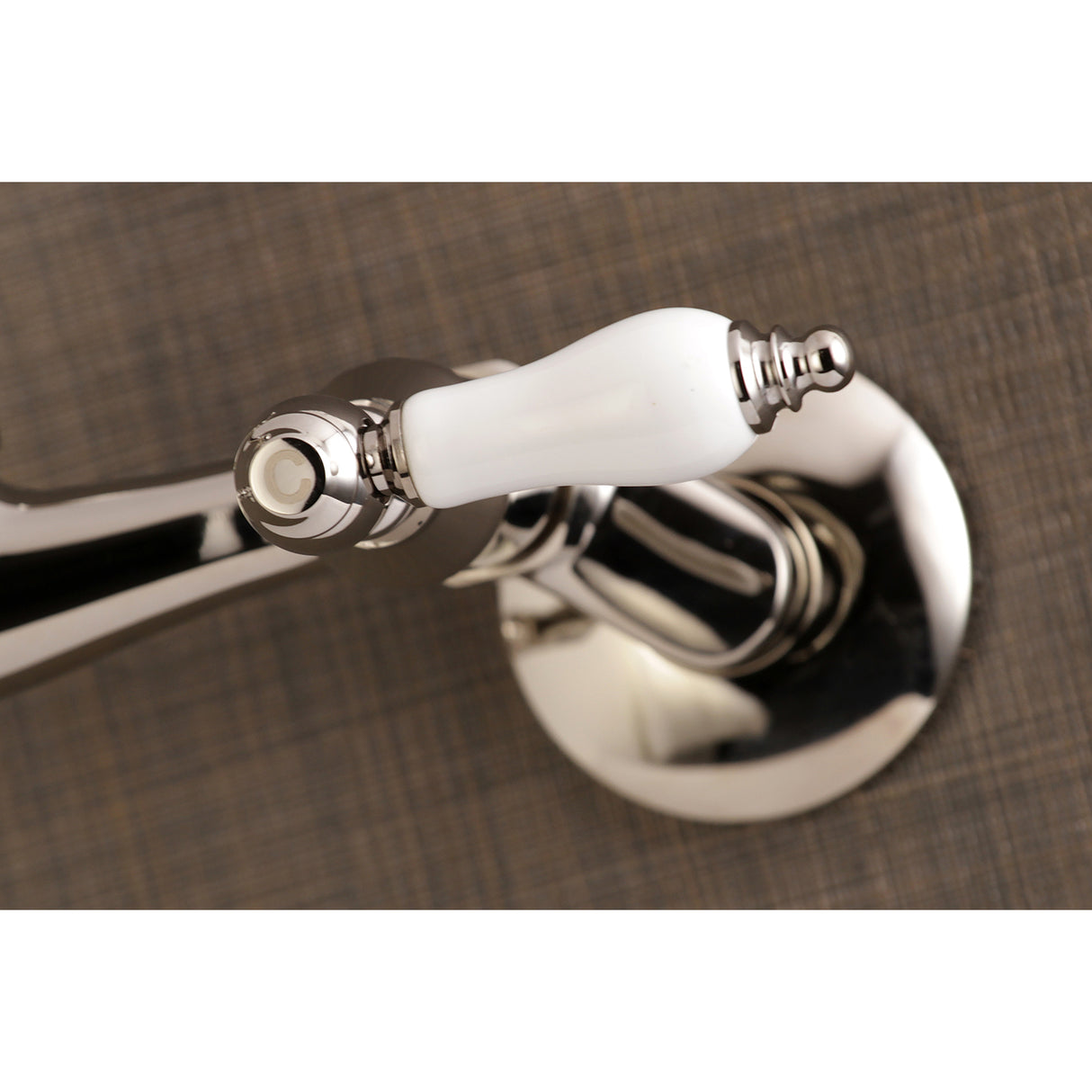 Vintage 6 Inch Adjustable Center Wall Mount Kitchen Faucet