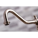 Restoration 8" Bridge Kitchen Faucet With Sprayer, 1.8 GPM Flow Rate