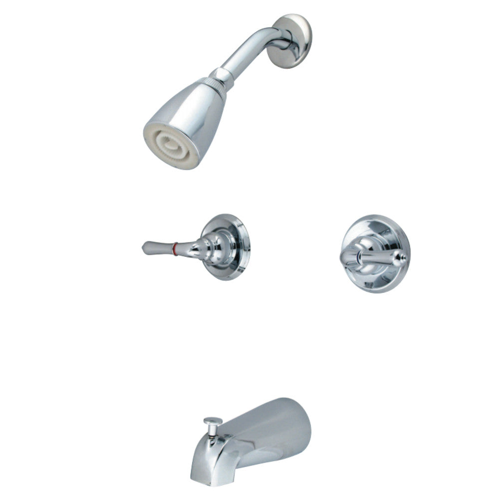 Water Saving Magellan Two Handle Tub & Shower Faucet With Water Savings Showerhead