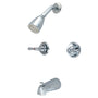 Water Saving Magellan Two Handle Tub & Shower Faucet With Water Savings Showerhead