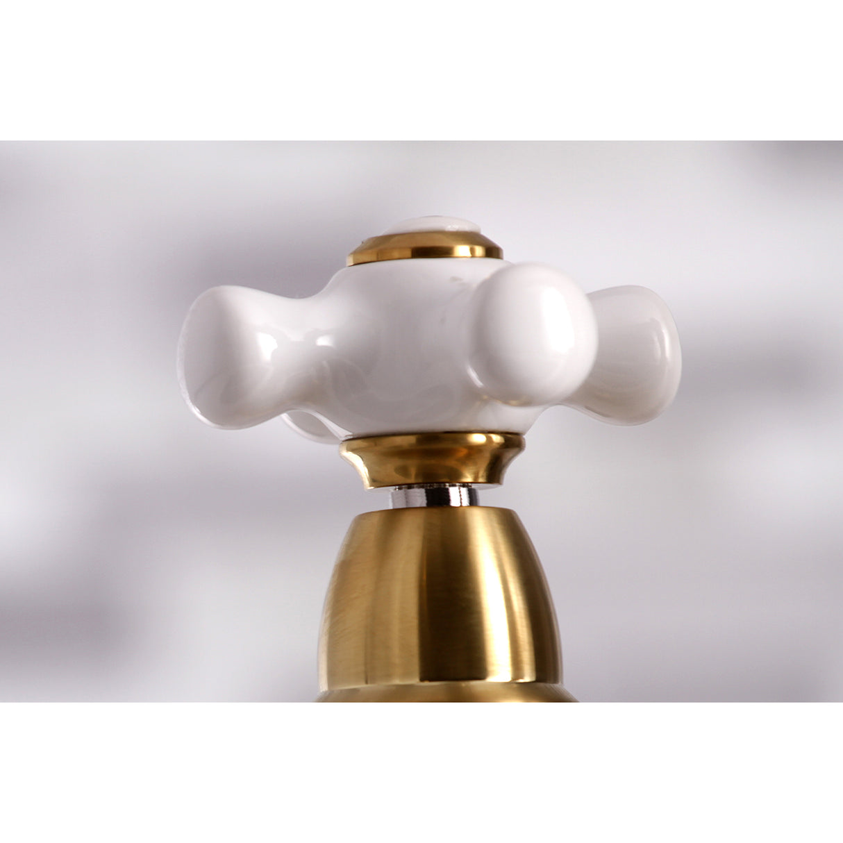 Restoration 8" Bridge Kitchen Faucet With Sprayer, 1.8 GPM Flow Rate